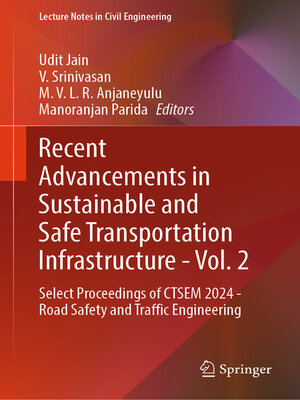cover image of Recent Advancements in Sustainable and Safe Transportation Infrastructure--Volume 2